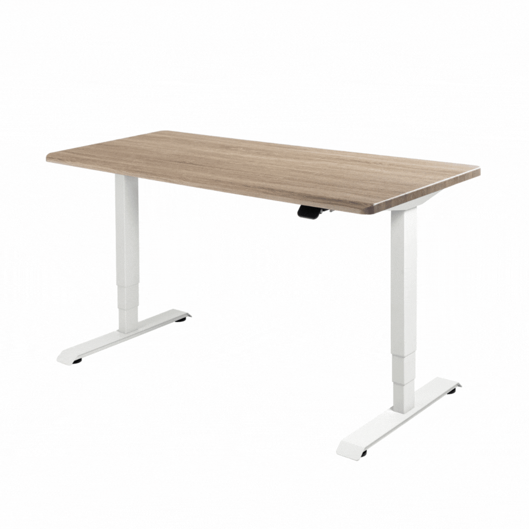 One Touch 電動升降桌｜經典木紋款｜山櫻 - 胡桃木 - 楓木